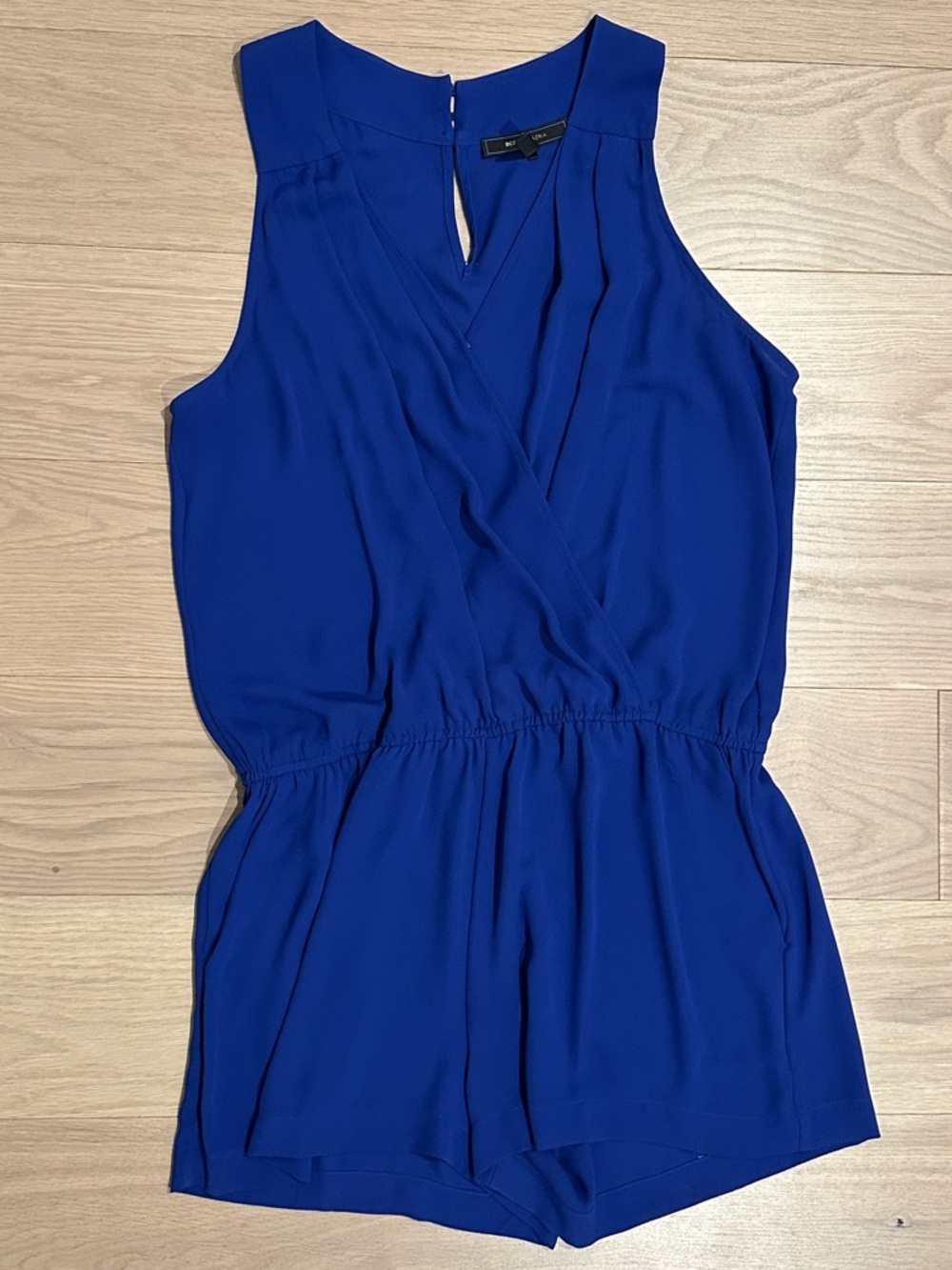 BCBGMaxAzria Royal Blue Sleeveless Romper